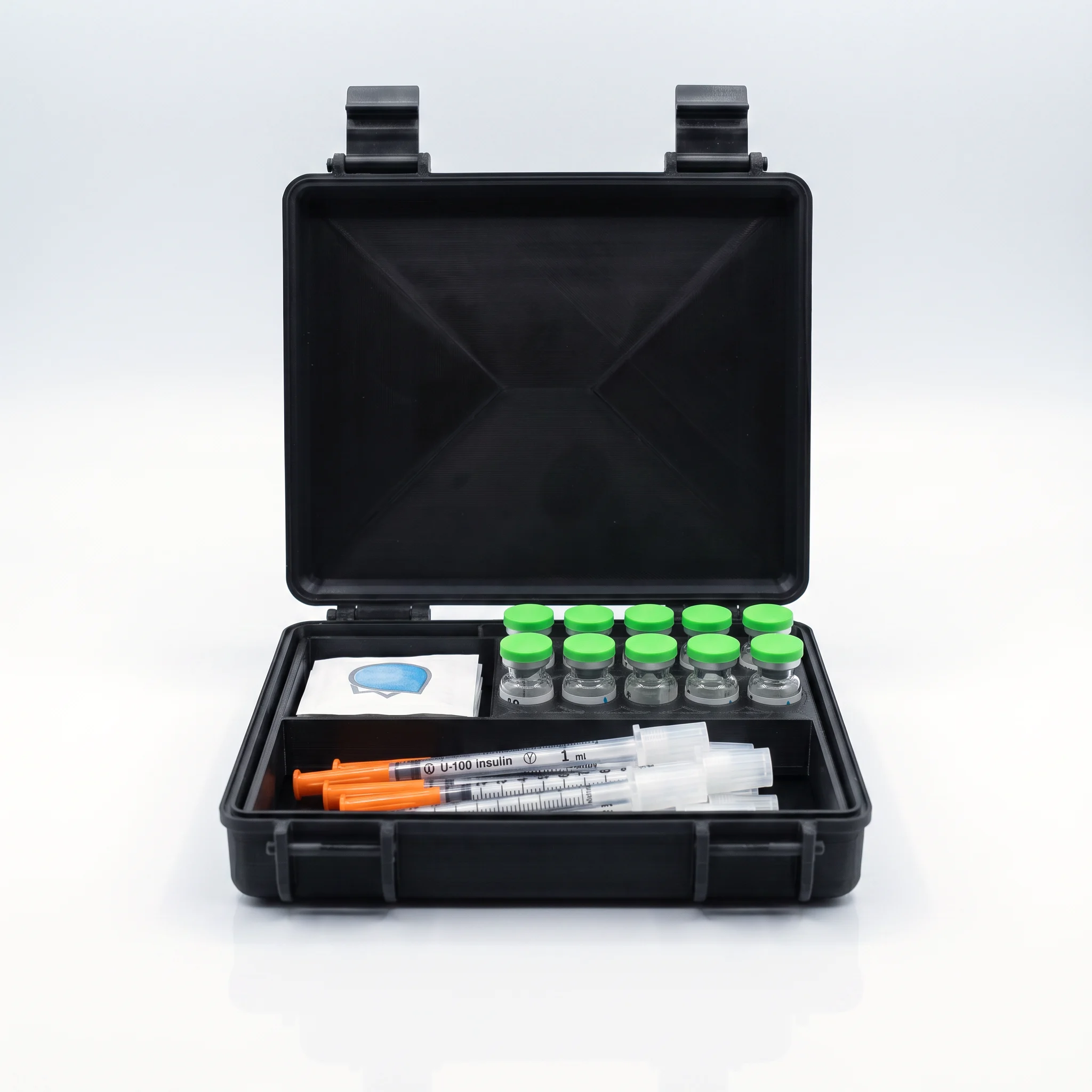 3ml-bok-doosje-3-open-gevuld-1-hf.png Peptide Bewaarkoffer XL — 10 vials + spuitenvak - Image 1