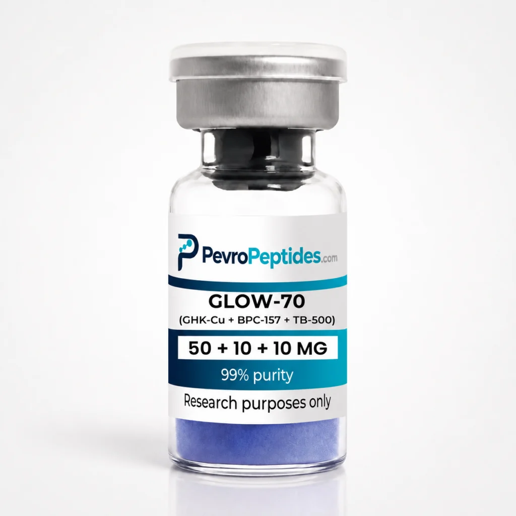 GLOW-70 GHK-Cu 50mg BPC-157 10mg TB-500 10mg