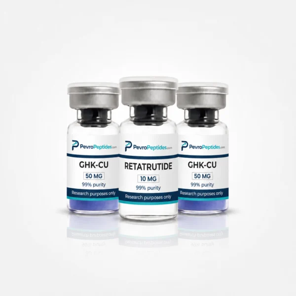 Retatrutide + GHK-Cu Bundel — Retatrutide 10 mg and GHK-Cu 2 × 50 mg